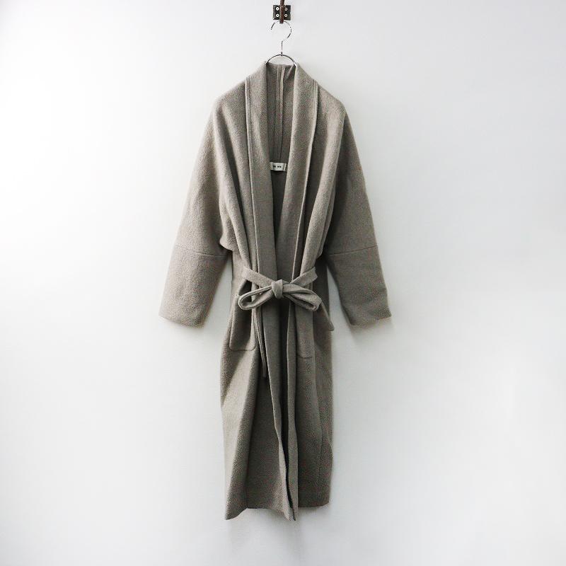 定価5.2万 2021AW エヴァムエヴァ evam eva press wool robe