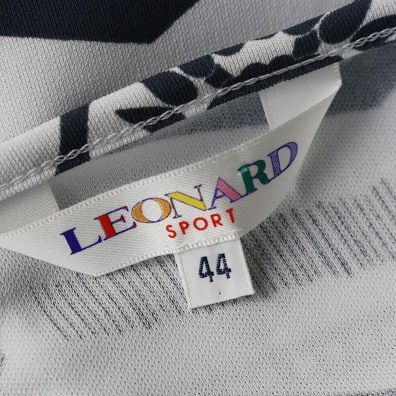 LEONARD 美品 大きいサイズ レオナール スポーツ SPORT モノトーン  