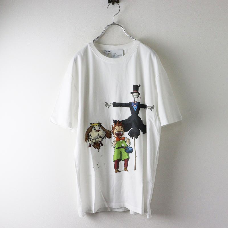 LOEWE スタジオジブリ Tシャツ ホワイト LOEWE（ロエベ） 【期間限定価格】美品 メンズ 2023SS スタジオジブリ