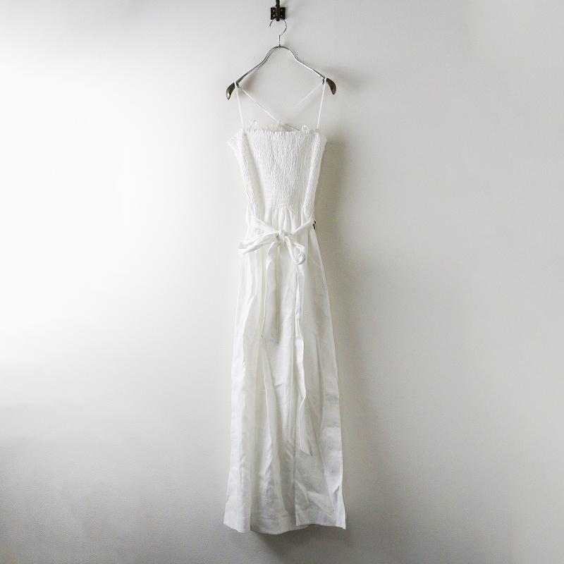 未使用 2025SS ハイク HYKE LINEN SHIRRED DRESS リネン シュレッド 