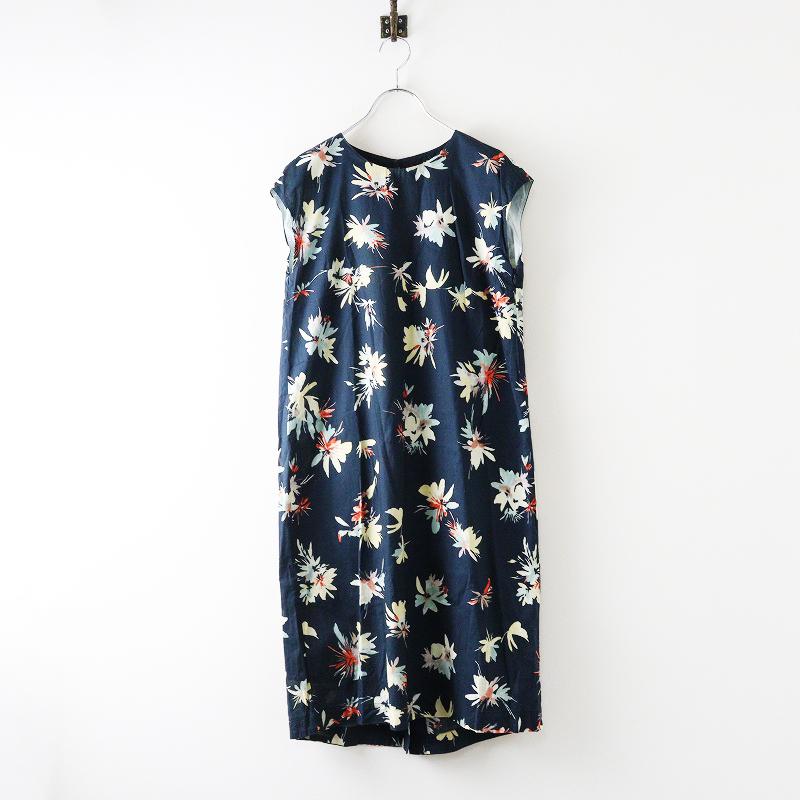 パラスパレス Pal'las Palace ノースリーブワンピース 花柄 2 Pal'las Palace（パラスパレス） フラワープリント ノースリーブ