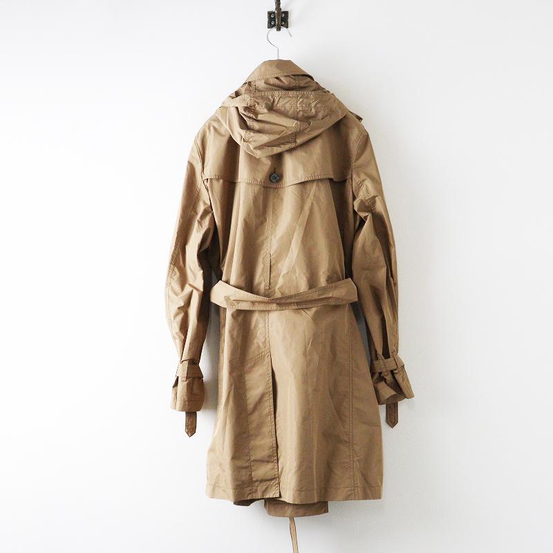 美品◇BURBERRY LONDON◇ライナー付トレンチコート カシミヤ混玉虫色
