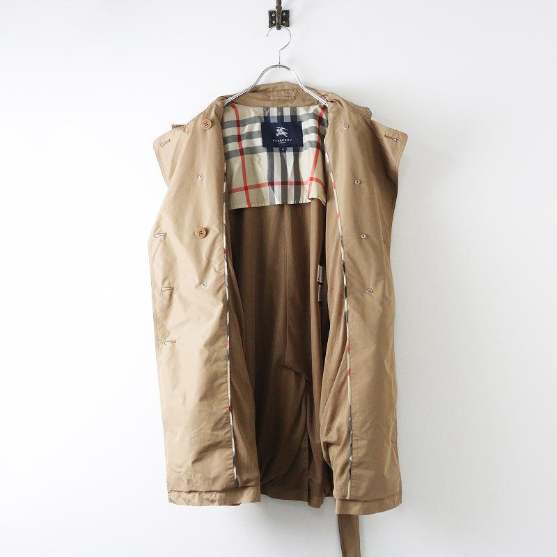 バーバリーロンドン ブラウン レインコート トレンチコート ブラウン 46 美品 バーバリーロンドン BURBERRY LONDON パッカブルレインコート