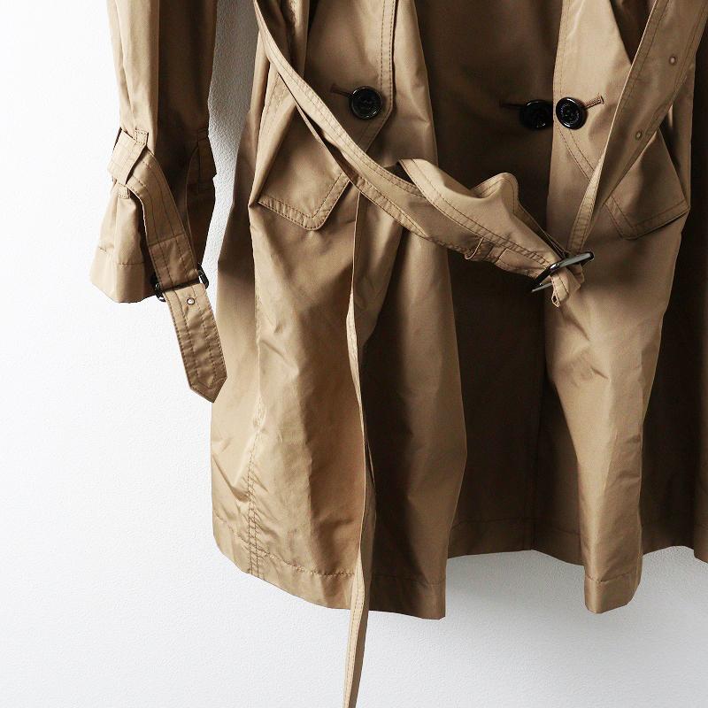 美品◇BURBERRY LONDON◇ライナー付トレンチコート カシミヤ混玉虫色