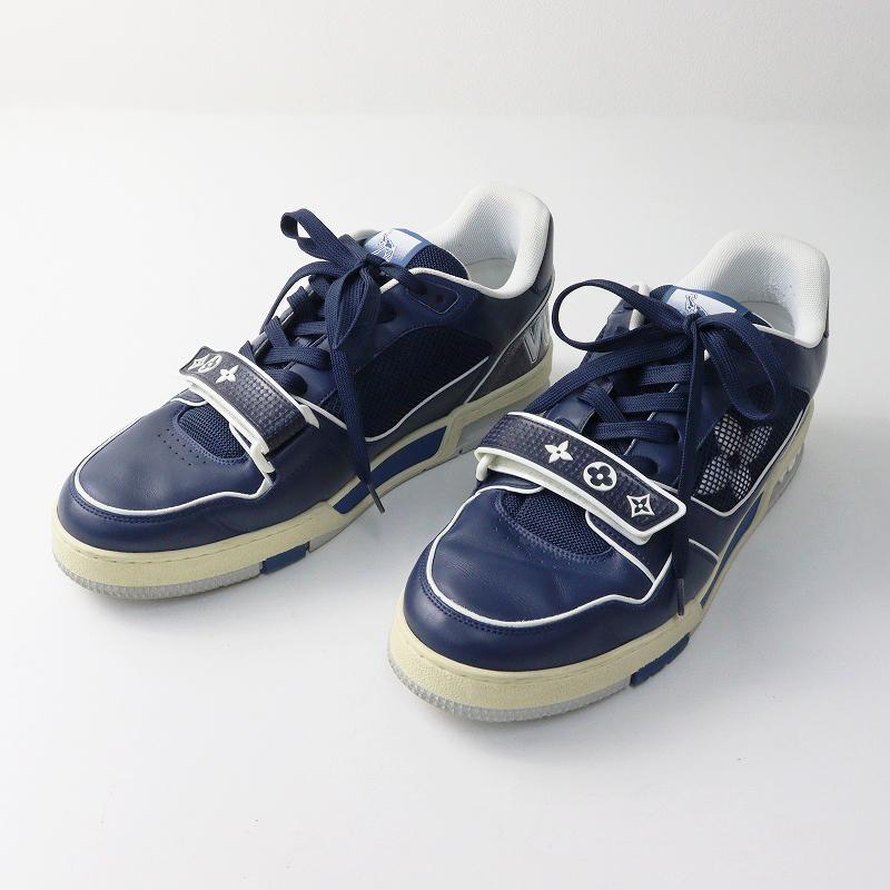 希少 ルイヴィトン Louis Vuitton テンポラリー レジデンシー 日本限定 LVトレイナー ライン スニーカー 8(約27cm)//【2400014670660】 LOUIS VUITTON（ルイ・ヴィトン） 希少 テンポラリー レジデンシー