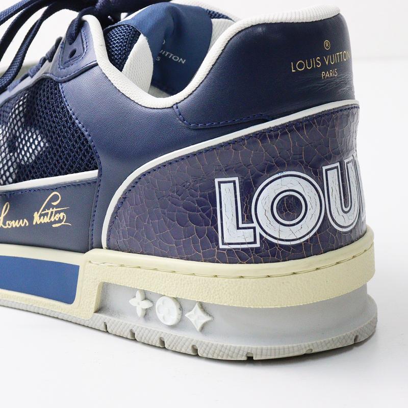 希少 ルイヴィトン Louis Vuitton テンポラリー レジデンシー 日本限定 LVトレイナー ライン スニーカー 8(約27cm)//【2400014670660】 LOUIS VUITTON（ルイ・ヴィトン） 希少 テンポラリー レジデンシー