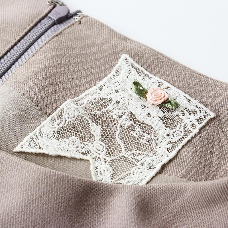 大きいサイズ ローズティアラジュエル Rose Tiara JEWEL フラワー刺繍
