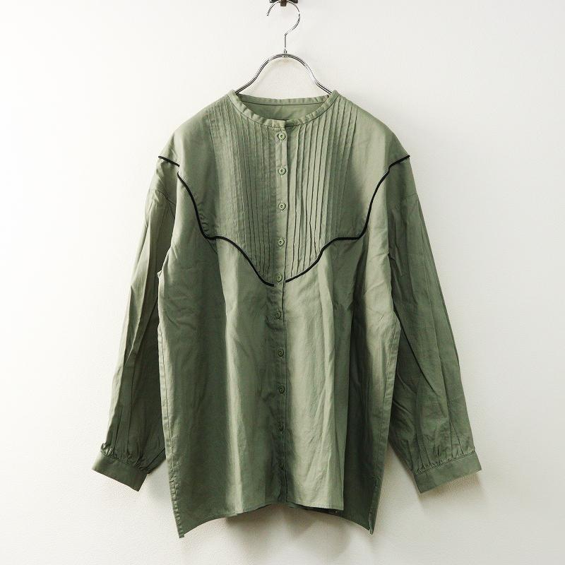 値下【販売中 新品タグ付き】tandey タンディ オオカミとふくろう ブラウス TANDEY タンディ オオカミとフクロウ オオカミと群青のタタン シャツ