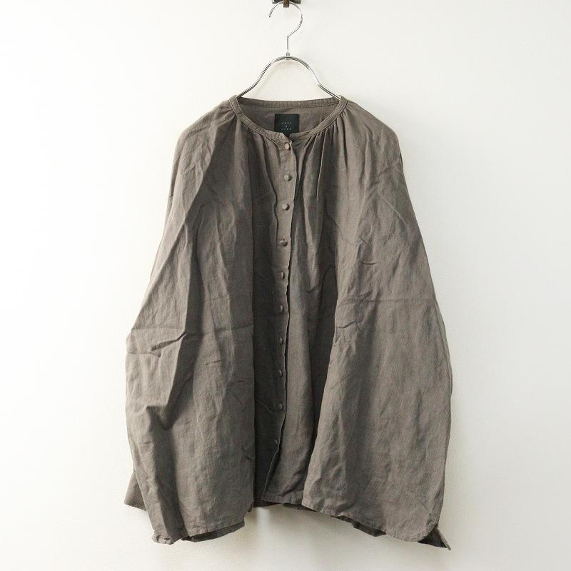 値下【販売中 新品タグ付き】tandey タンディ オオカミとふくろう ブラウス TANDEY タンディ オオカミとフクロウ リネンギャザー ワイドシルエット