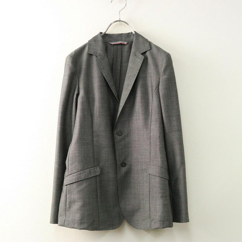 【45rpm】umii908高級ウールテーラージャケット フォーティーファイブアール 45R umii908 ウール モヘヤブレンド