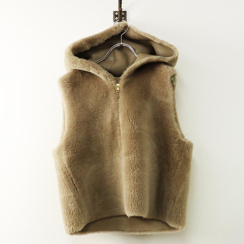 【極美品✨】 ウィムガゼット 2025年 ジュートライクビスチェ 38 美品 定価13.2万 2025AW今季 ウィムガゼット Whim Gazette ムートン