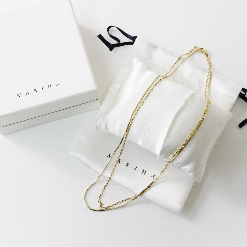 【極美品】MARIHA マリハ　ネックレス　チェーン　SILVER 925 期間限定価格】マリハ MARIHA Silent Rain 2連 チェーンネックレス