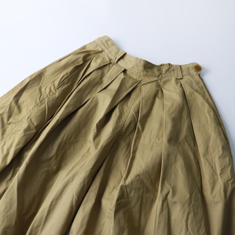 美品 定価4万 45R 45rpm フォーティファイブアール 薄ギャバのブルマパンツ 3＼ベージュ タック バルーン【2400014764611】_4