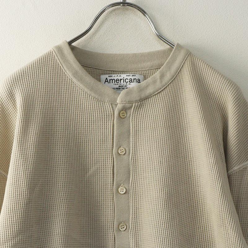 AMERICANAアメリカーナ 2025SS Deuxieme Classeドゥーズィエムクラス別注WAFFLE LONGSLEEVE Tシャツ【フリー】【LTSA80693】 AMERICANA/アメリカーナ】 WAFFLE LONGSLEEVE Tシャツ（Tシャツ