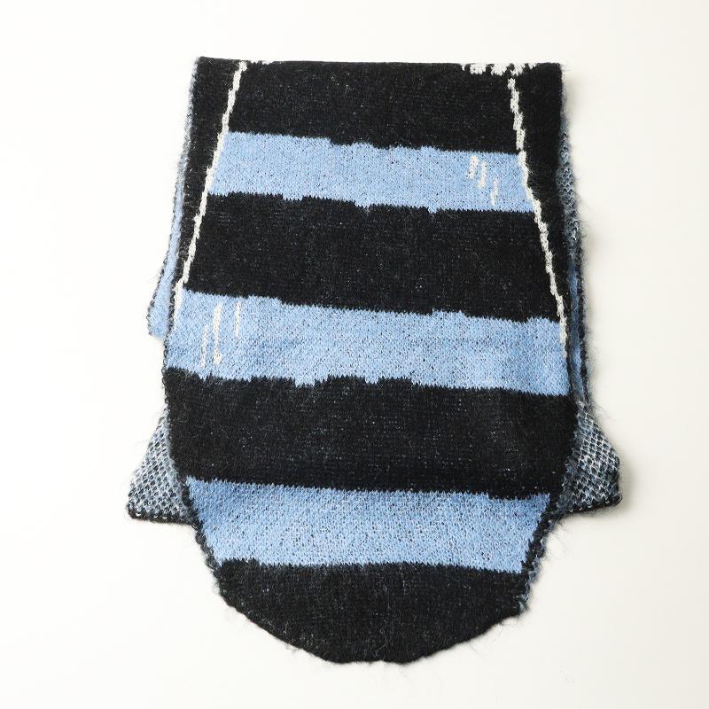 【未使用】マーブルシュッド marble sud ストール ダンデライオン柄 美品 マーブルシュッド marble SUD ANIMALマフラー＼ライトブルー