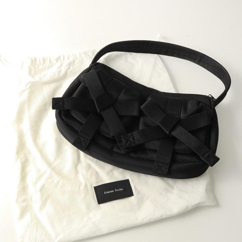 シモーネロシャ Simone Rocha Classic Bow ショルダーバッグ｜ブラック