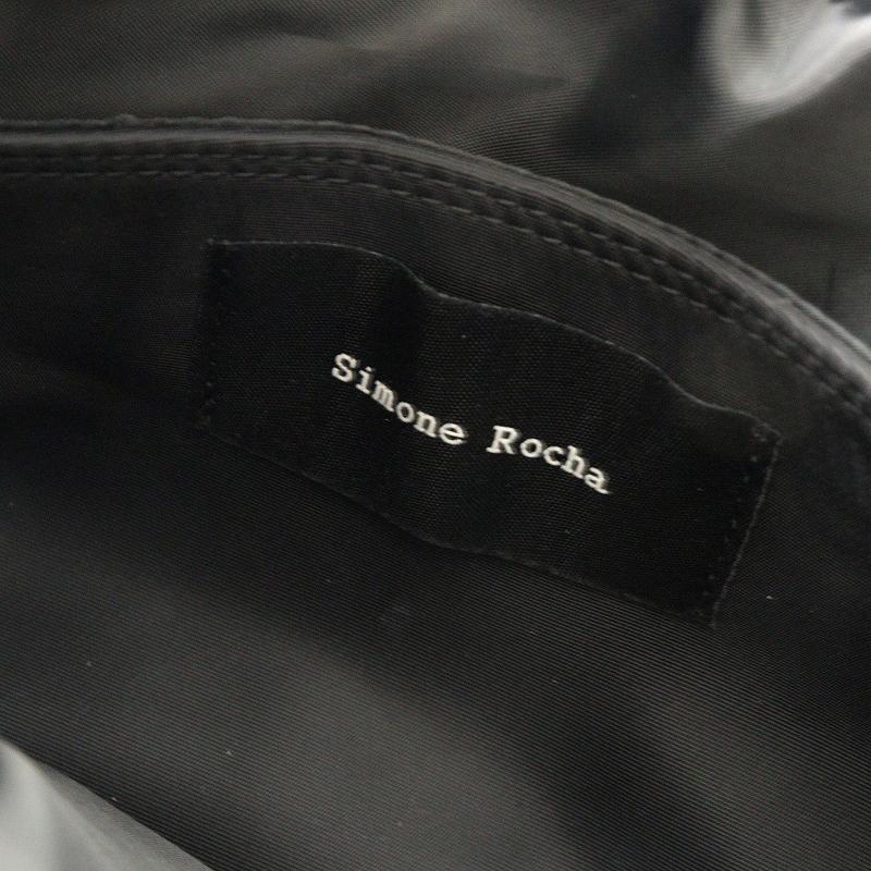 シモーネロシャ Simone Rocha Classic Bow ショルダーバッグ｜ブラック パール ハンドバッグ 肩掛け 【2400014810905】 シモーネロシャ Simone Rocha Classic Bow ショルダーバッグ｜ブラック