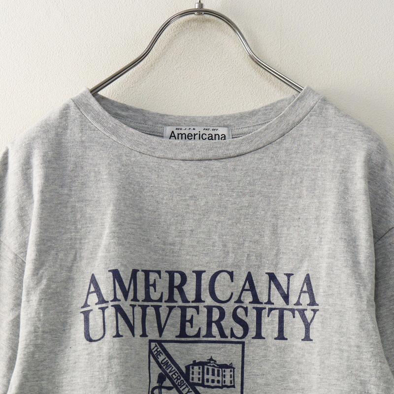 ドゥーズィエムクラス アメリカーナ americana  カットソー AMERICANA/アメリカーナ】AMRCNA TEE（Tシャツ／カットソー