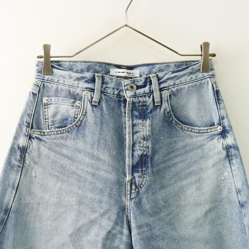 美品 定価3万 ウィムガゼット Whim Gazette ラインカーブDENIM