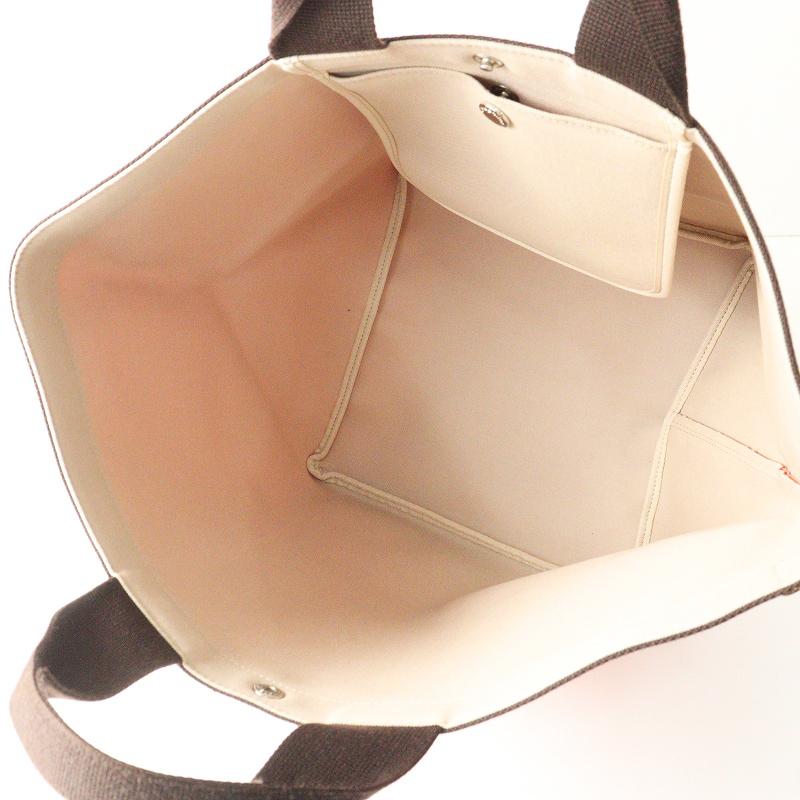 【期間限定価格】最高級ライン エルベシャプリエ Herve Chapelier リュクスライン 705GP 舟型トート バッグ L パプリカ×ブラウン┃//赤【2400014830552】_9