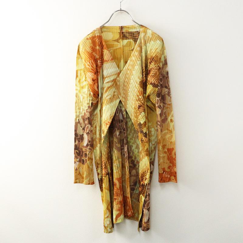 美品 2011AW プリーツプリーズ イッセイミヤケ PLEATS PLEASE 総柄 