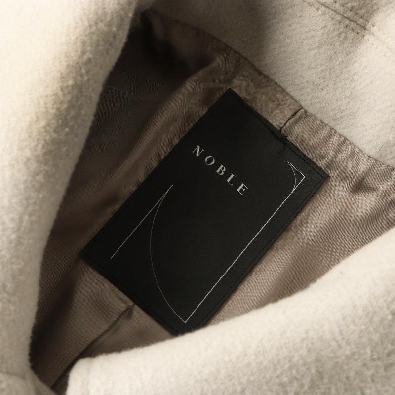 定価6.4万 2022AW ノーブル NOBLE リバービーバーステンカラーコート