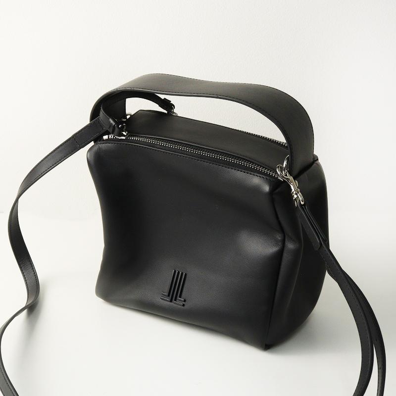 極美品 ランバンオンブルー LANVIN en Bleu キューブ 2wayバッグ