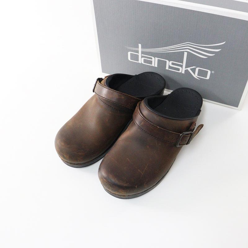 ダンスコ dansko Ingrid Oiled イングリッド クロッグサンダル 36 