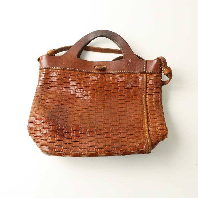 アンリークイール HENRY CUIR メッシュレザー ショルダーバッグ