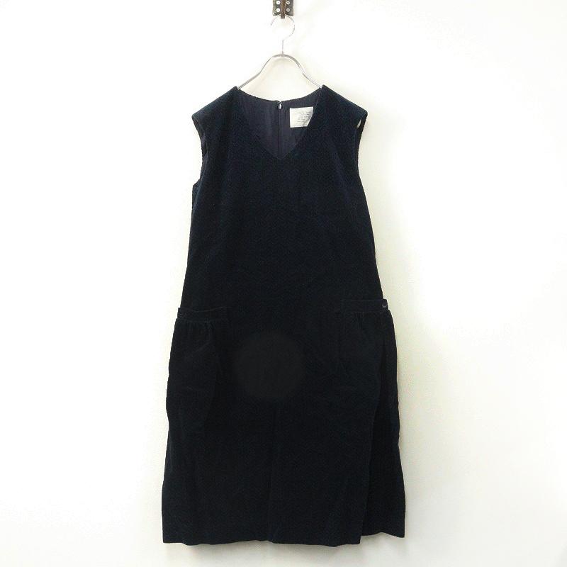 特価】サリースコット sally scott ネイビードットリボンドレス 中古 