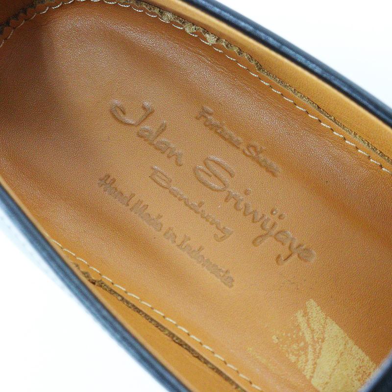 タグ付き新品未使用 ジャランスリウァヤ Jalan Sriwijaya 99036 BLACK CALF (LEATHER SOLE