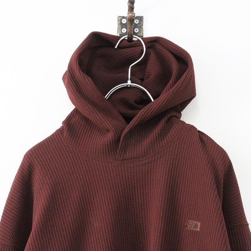 未使用 ノースフェイス THE NORTH FACE エンライドワッフルフーディ 長袖 パーカー M セコイアレッド┃ボルドー【2400014891638】 THE NORTH FACE（ザ ノースフェイス） 未使用 ノースフェイス エン