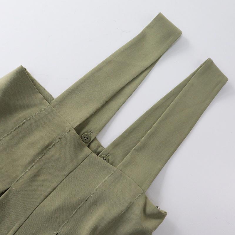 クラネ CLANE HIGH WAIST SUSPENDER PANTS ハイウエストサスペンダー