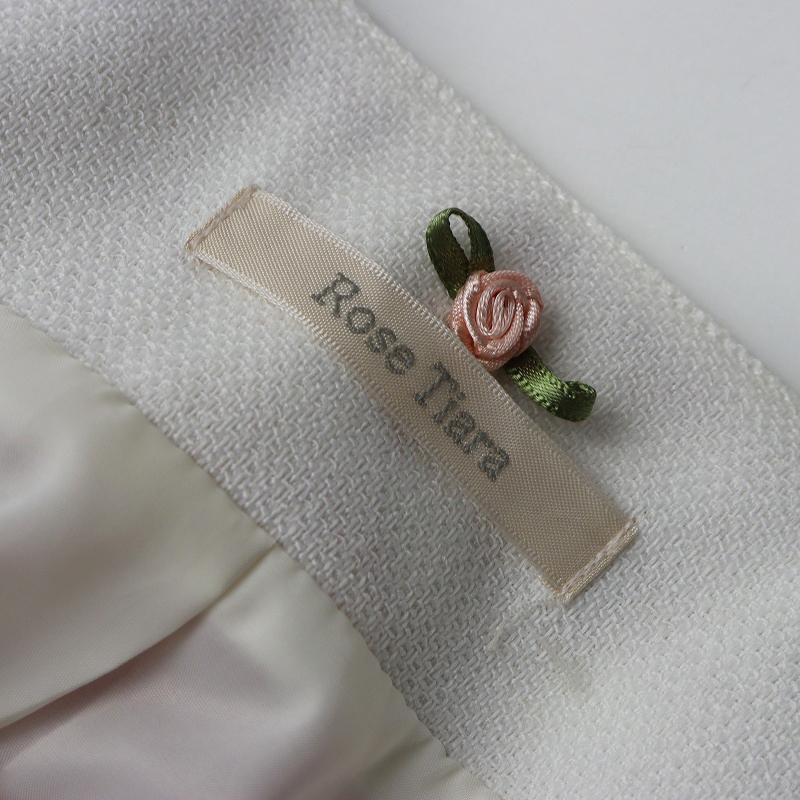 ローズティアラ46サイズノーカラージャケット新品 Rose Tiara - 46