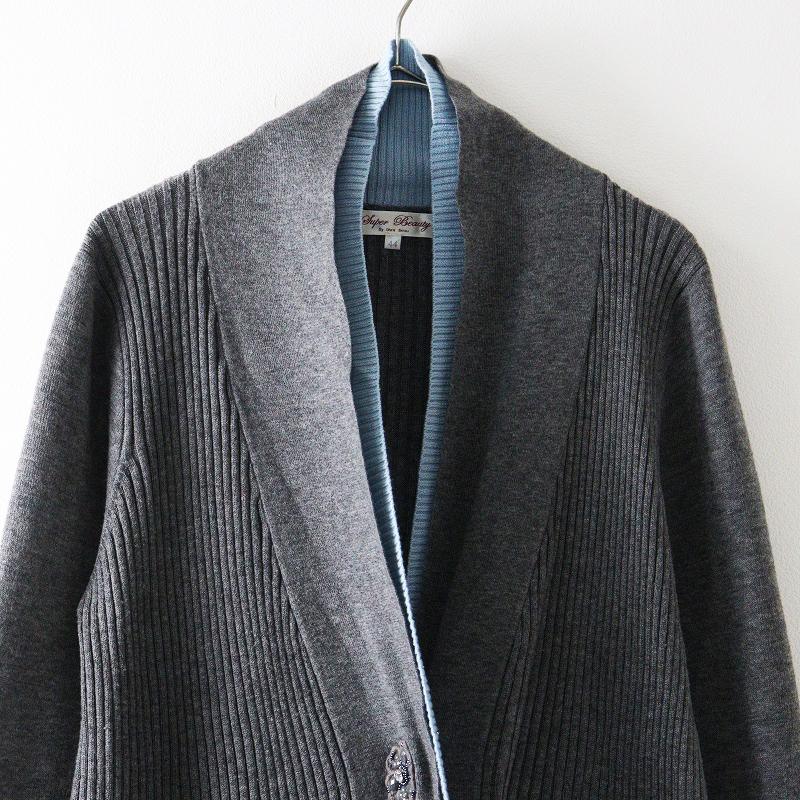 大きいサイズ スーパービューティー Super Beauty バイカラー フラワー