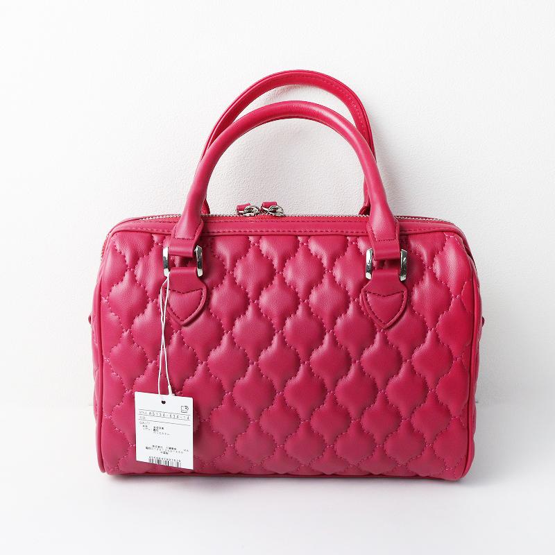 未使用 2025AW トゥービーシック TO BE CHIC キルトボストンバッグ 