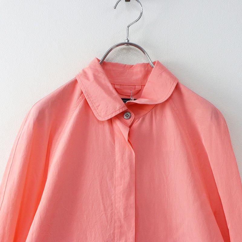 未使用 定価12万 2025-26 a/w ミナペルホネン mina perhonen  luce コート 36｜ピンク 羽織り ロングコート シルク【2400014913378】の画像