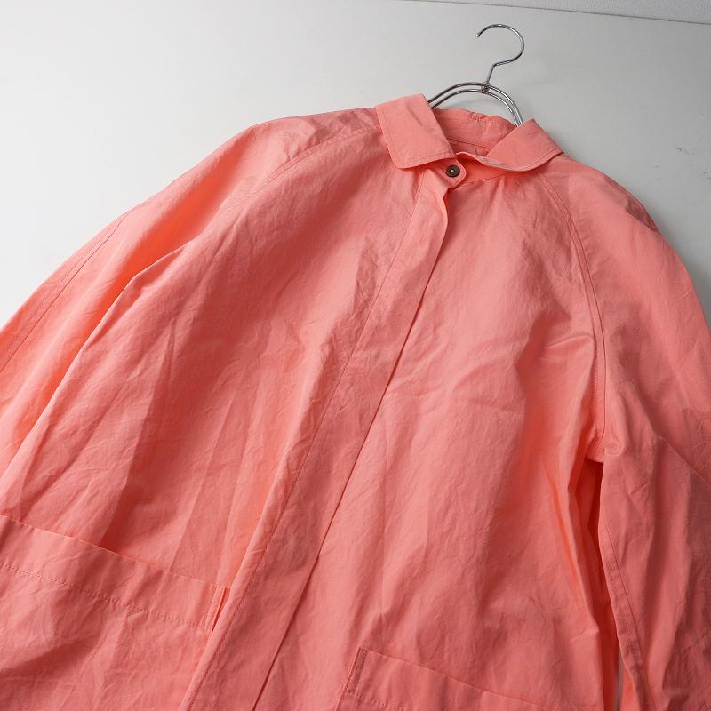 未使用 定価12万 2025-26 a/w ミナペルホネン mina perhonen  luce コート 36｜ピンク 羽織り ロングコート シルク【2400014913378】の画像