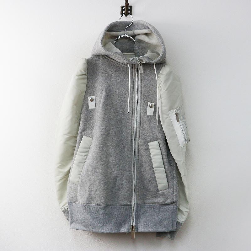 sacai（サカイ） sacai Nylon Twill × Sponge Blouson ドッキング 