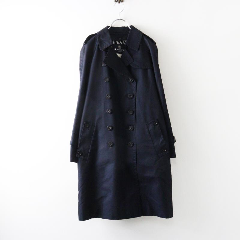 新品タグ付き　Aquascutum トレンチコート　ライナー　黒　ロング丈 Aquascutum（アクアスキュータム） ライナー付き トレンチコート 8