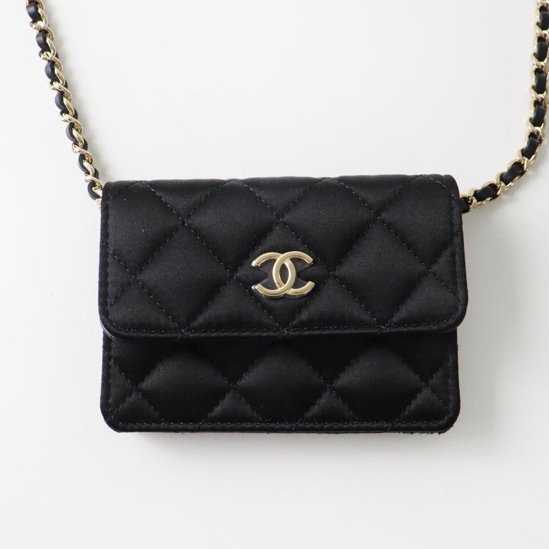 CHANEL（シャネル） 未使用 箱付き サテン カメリア付きチェーン 