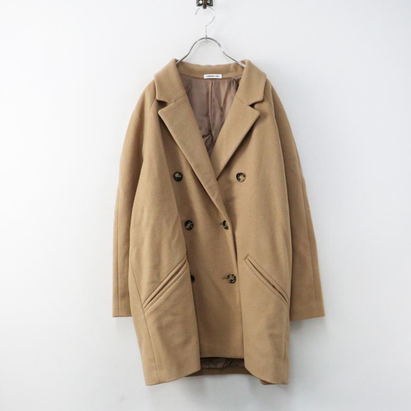 美品✨ ドゥーズィエムクラス カシミヤウール　ダブルコート キャメル 日本製 Deuxieme Classe（ドゥーズィエムクラス） 定価6.1万 2022AW Deuxieme