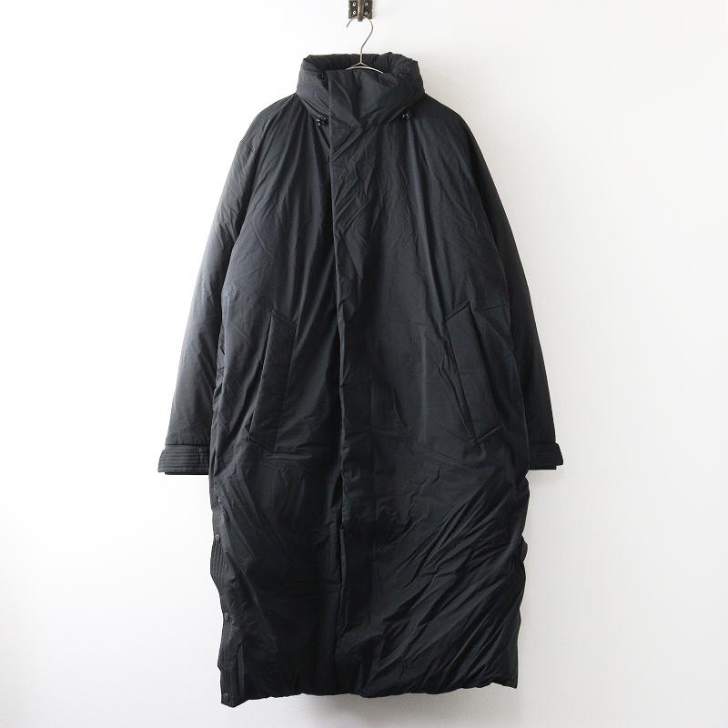 s*B様 エフシーイー × ナンガ FT ロングダウン チャコール ブラック S エフシーイー F/CE. x ナンガ NANGA STAND LONG DOWN COAT スタンド