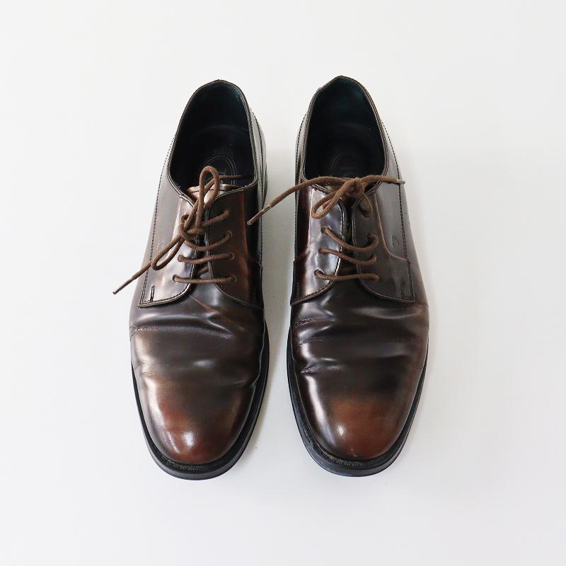 期間限定価格】トッズ TOD'S レザーレースアップシューズ 36□ブラウン