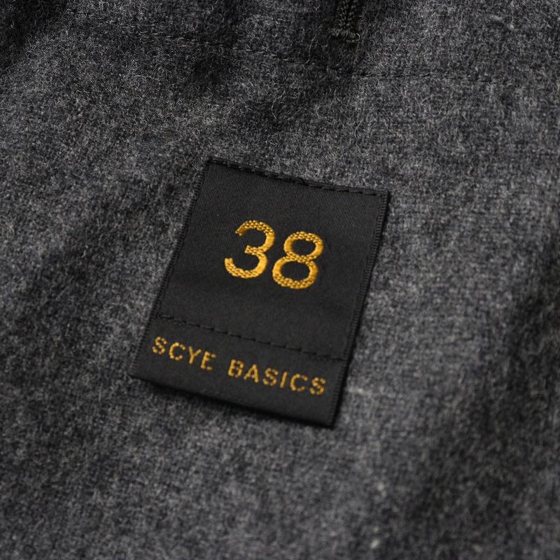 サイベーシックス SCYE BASICS ウールカシミヤ ダッフルコート 38