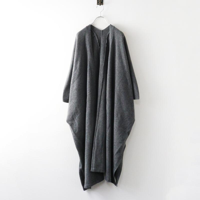 YONFA ウールカシミヤフードコート (black) 極美品 ヨンファ YONFA ウール カシミヤ ロング ニット コート M