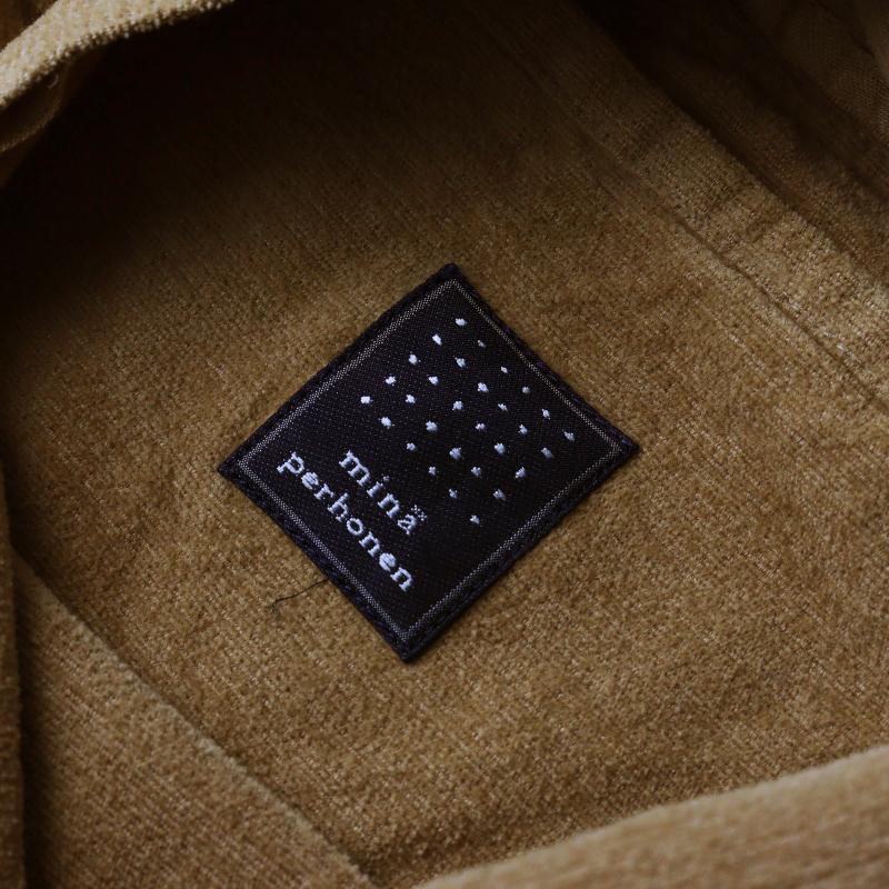 mina perhonen（ミナペルホネン） mina perhonen usa bag＼キャメル