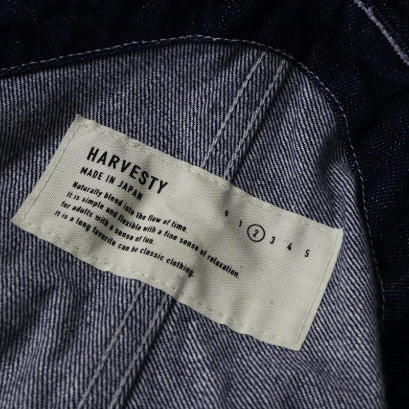 ハーベスティ HARVESTY DENIM OVERALLS デニムオーバーオール 2