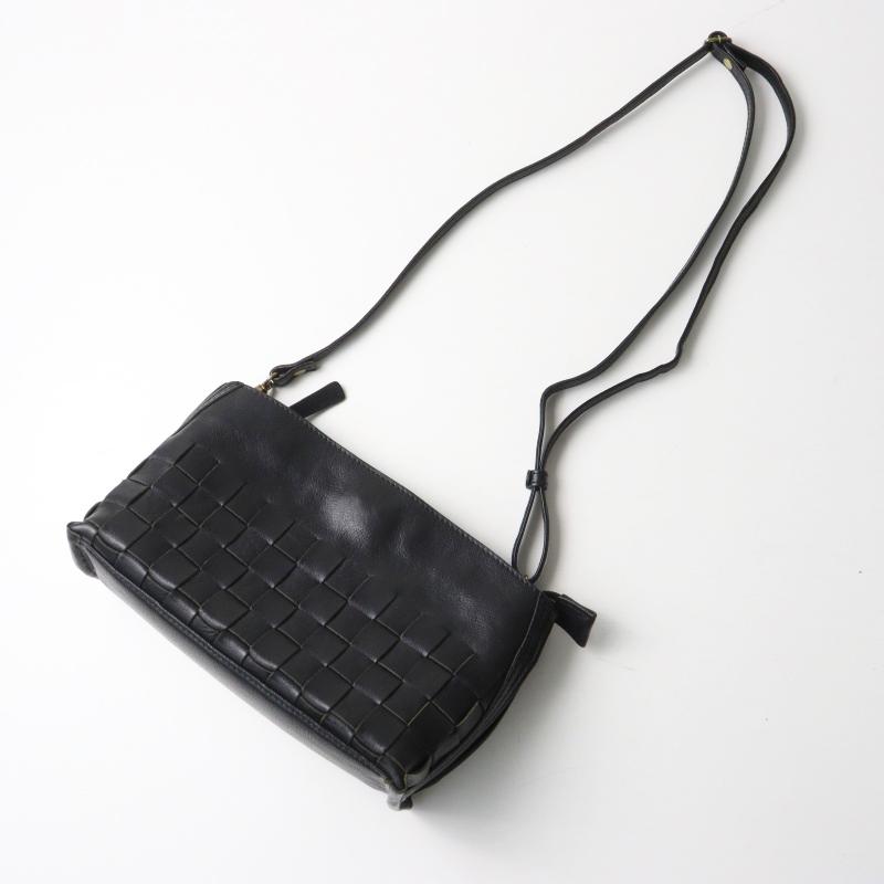 美品 ズッケロ フィラート zucchero filato イントレチャート レザー 