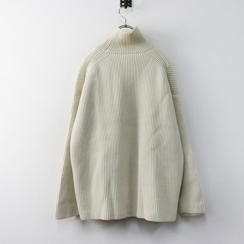 期間限定価格】オーラリー AURALEE SUPER FINE WOOL RIB KNIT TURTLE